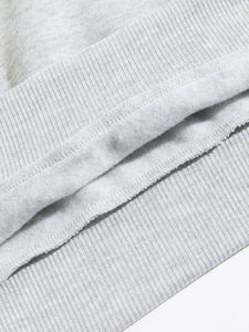 Sweat-shirt d'hiver basique surdimensionné 100% coton polaire respirant écologique anti-boulochage doux confortable pull de détente - Product Image 5