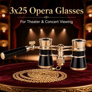 Binoculares Compactos y Portátiles 3x25 de Alta Definición con Lente <span class=keywords><strong>Objetivo</strong></span> de 25 mm y Estabilización de Imagen para Cine, Conciertos y Regalos - Product Image 4