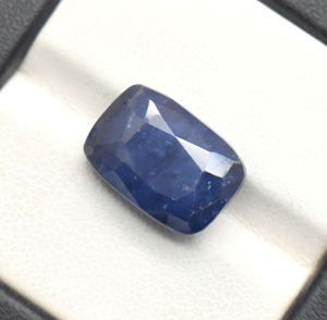 เบาะรองนั่งแซฟไฟร์กำมะหยี่สีฟ้าอ่อน11.5ชิ้น, ของขวัญแต่งงาน September birthstone สำหรับแหวนหมั้นครบรอบ14X10X7มม. - Product Image 3