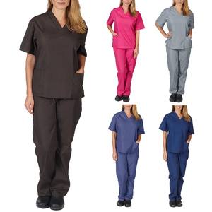 Uniformes de gommage médical pour femmes | Ensembles d'uniformes d'infirmière en coton Polyester de qualité supérieure Logo personnalisé - Product Image 6