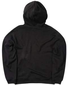 Women's Oversized <b>Black</b> <b>Zip</b>-<b>Up</b> <b>Hoodie</b> Casual Streetwear with Pockets Front Logo OEM Anti-Pilling Breathable Customizable Colors - Product Image 3