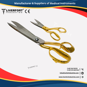 Tijeras ceremoniales de acero inoxidable chapadas en oro manual de alta resistencia de 25 pulgadas para inauguración de corte de cinta y eventos especiales - Product Image 5