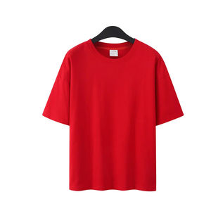 Camiseta de punto de lavado ácido de algodón para hombre, camiseta de estilo cuadrado de gran tamaño con estampado Digital ligero, Camiseta cómoda de ácido de gran tamaño - Product Image 5