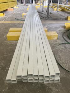 Yüksek Mukavemetli Fiberglas Pultrüzyon Profil Direği FRP GFRP Kare Boru Yuvarlak Boru Korkuluklar için - Product Image 6