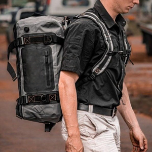Bolsa de lona para actividades al aire libre resistente al agua con logotipo personalizado de alta venta, bolsa de gimnasio para viajes deportivos para hombres, precio bajo de alta calidad - Product Image 3