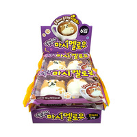 Premium multi-kleurige cartoonvormige drijvende katjes & puppy's fruitige marshmallow |   30g Mug Topper Snoepjes in Displaydoos