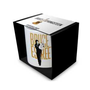 Taza E-Street de Bruce Springsteen, Diseño Novedoso, Cerámica, Capacidad de 200 ml/400 ml, Estilo Clásico, en Caja de Regalo con Cuchara y Tapa, Modelo ODM - Product Image 1