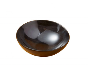 Bol à salade et à fruits vintage en corne de buffle sculptée, vaisselle indienne en corne, idéal pour les cadeaux d'affaires - Product Image 5