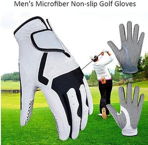 Gants de golf en cuir véritable de qualité supérieure, super doux, antidérapants, respirants, pour main gauche/droite, accessoire sportif - Product Image 3