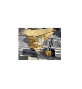 Atractivo Cubo de carbón galvanizado para almacenamiento de hogar con acabado premium y durabilidad para estufas de madera de interior - Product Image 4