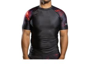 Top Trending Surge manga corta BJJ Rash Guard 82% poliéster y 18% Spandex camisetas gráficas sublimadas a los mejores precios - Product Image 4