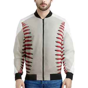 Moda universidad béisbol gráfico chaquetas para hombres primavera otoño tendencia manga larga 3D impreso bombardero chaqueta deportes abrigo Tops - Product Image 1