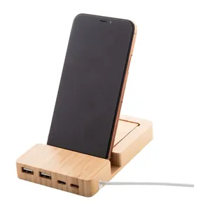 Hub USB in Bambù Notto, Porta Carte e Appunti Ecologico, Gadget - Product Image 6