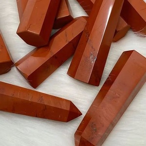 Torres de Piedras Preciosas de Jaspe Rojo Natural de Alta Calidad, Puntas Pulidas Hechas a Mano para la Fabricación de Joyas, Mejor Precio - Product Image 2