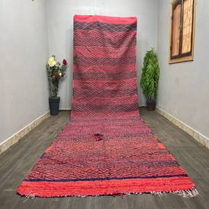 Lond Zigzag patrón estilo Jaipuri estampado diseñador alfombras mano bloque estampado patrón Dhurries 100% alfombras bordadas para el hogar - Product Image 1