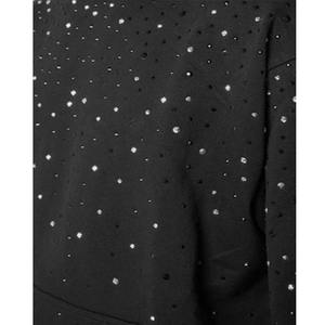 <b>Men's</b> Rhinestone <b>Hoodies</b> | Heavyweight Black Bling Sweatshirt Unisex Crystal Streetwear Pullover Hoodie <b>for</b> <b>Men</b> Women Wholesale - Product Image 2