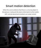 Mini caméra IP X6D WiFi, angle de 120°, mémoire intégrée de 128 Go, surveillance à distance mobile, sécurité domestique sans fil, intérieur, faible coût