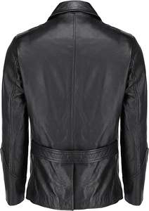 Chaquetas de cuero de lona de alta calidad para hombre transpirable elegante invierno presupuesto-consciente mantenerte mirando fuerte característica de moda cálido - Product Image 4