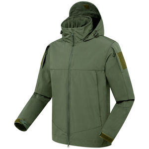 Chaqueta Cortavientos Informal Ligera Impermeable y Cortavientos Unisex OEM, Chaqueta Bomber con Cuello Alto, Capucha, Transpirable y de Secado Rápido - Product Image 5