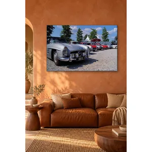 Impression sur toile Fida Classic Car Meet 300 SL Lineup - Product Image 3