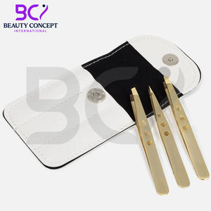 Producto más nuevo de la más alta calidad, 3 uds., pinzas para cejas de Color dorado, herramienta moldeadora, herramientas de maquillaje de belleza - Product Image 5