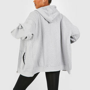 Sweats à capuche personnalisés unisexe de haute qualité en polaire épaisse oversize coupe ample Basics Sweat à capuche en coton polyester saison d'hiver numérique - Product Image 6