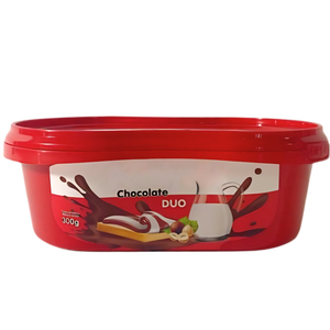 DÖK350: 12 oz Premium IML Chocolate Packaging Container with Secure <b>Lid</b> for Chocolate Cream, Candy and Confectionery Products - Product Image 2