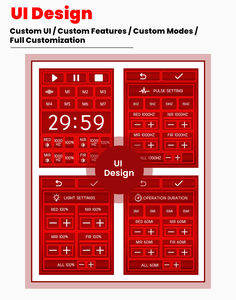Mesin Lampu LED Inframerah Berdiri GLPE APO-240 850 Nm, 660 Nm, 630 Nm, 810nm, 830nm, 940nm, 1060 nm Panel Lampu Merah Setengah Badan - Product Image 6