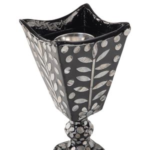Brûleur d'encens Bakhoor en nacre à prix d'usine, support de parfum classique incrusté de coquillages pour décoration inspirée du patrimoine, vente en gros - Product Image 3