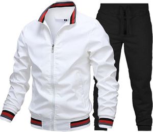 Men's High Quality Custom Logo <b>Track</b> <b>Suit</b> with Breathable Polyester Fabric Lightweight Solid Pattern for Winter-Low MOQ - Product Image 2