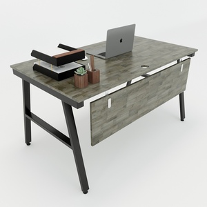 Industrial-Style Heavy Duty Steel Coffee Table <b>Legs</b> 1200x800mm Aluminium HCAC006 - Product Image 2