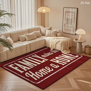 Alfombra Personalizada para Sala de Estar o Dormitorio, Antideslizante, de Poliéster - Product Image 1