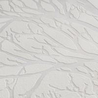 Papeles Pintados Damasco Moderno Fabricados en Alemania – No Tejidos, Fonoabsorbentes – Bosque Blanco Gris Claro – 10,05 X 0,53 m Fácil Aplicación