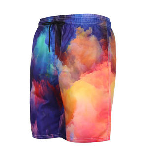 Pantalones cortos de sublimación deportiva diseños de mezcla vibrantes con tela de rendimiento transpirable - Product Image 4