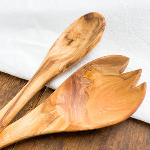 High Quality Wood <b>Salad</b> <b>Spoon</b> Serving Tool Fruit Dessert <b>Salad</b> Servers Hands Simple Product Wood Hand <b>Salad</b> <b>Spoon</b> Home & Kitchen - Product Image 3