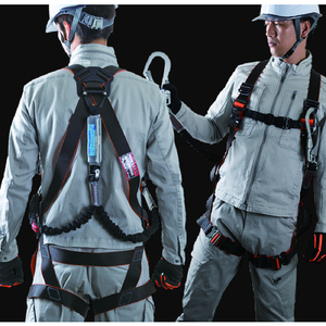 Arnés de Cuerpo Completo TRUSCO Negro/Naranja, Capacidad 100 kg, Tallas M/L - Product Image 3