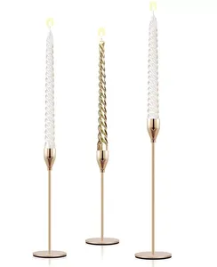 แม่พิมพ์เทียนสำหรับตกแต่งงานแต่งงานทำจากทองเหลืองสีทอง - Product Image 1