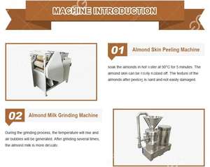 Automatic Stainless Steel Peanut Cow Almond Milk Production <b>Line</b> Food Grade Nut Milk <b>Processing</b> Plant Factory Direct - Product Image 4