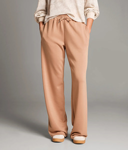 Pantalones de chándal OEM 2026 de algodón pesado con lavado ácido y efecto desgastado por el sol, estilo jogger, de pierna ancha recta y corte acampanado holgado - Product Image 5