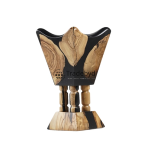 Nouveau bois résine époxy Bakhoor brûleur encens Madkhan brûleur arabe Oud brûleur pour parfum de maison pour le Ramadan - Product Image 4