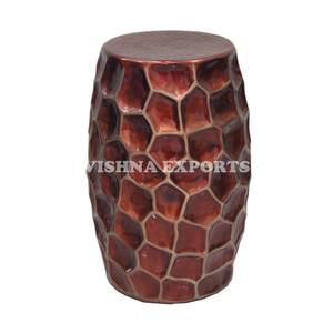 Mesa lateral de Metal con relieve de diamante, niquelado, para dormitorio y sala de estar, uso decorativo para el hogar - Product Image 4