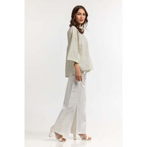 Top Basic en lin 100% ivoire WM-DRS-SS24-013 Gothi - Product Image 4
