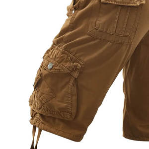 Pantalones cortos Cargo para hombre informales de la mejor calidad personalizados con bolsillo lateral pantalones cortos Cargo holgados de alta calidad con cuatro bolsillos para hombre - Product Image 5