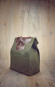 Almuerzo de lona encerada para hombres Almuerzo moderno para el trabajo Bolsos de moda 2017 - Product Image 4