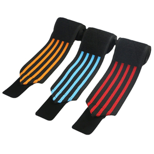 BLUE EAGLE SPORTS Muñequeras de levantamiento de pesas de neopreno de alta calidad respetuosas con el medio ambiente con soporte Flexible para gimnasio Fitness - Product Image 4