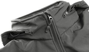 Veste softshell sur mesure pour hommes, vêtements de travail d'extérieur, imperméables et coupe-vent, pour la randonnée et l'hiver, vente en gros - Product Image 4