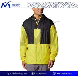 แจ็กเก็ตกันลมลำลองสำหรับผู้ชาย, เสื้อแจ็คเก็ตกันลมสำหรับฤดูใบไม้ผลิโพลีเอสเตอร์ระบายอากาศ - Product Image 2