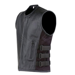 Chaleco De cuero resistente para hombre, chaleco informal para todos los días - Product Image 3