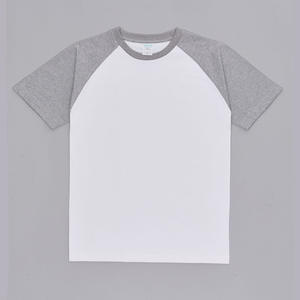 เสื้อยืดแขนแร็กแลนผ้าฝ้าย100% พร้อมส่ง230gsm โรงงานที่มีคุณภาพสูงโดยตรงขายส่งโลโก้ที่กำหนดเองพิมพ์สั้นถัก - Product Image 5