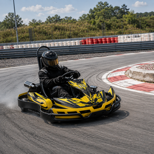 Kart à pédales électrique pour enfants 24V haute durabilité, kart de <span class=keywords><strong>course</strong></span> tout-terrain - Product Image 4